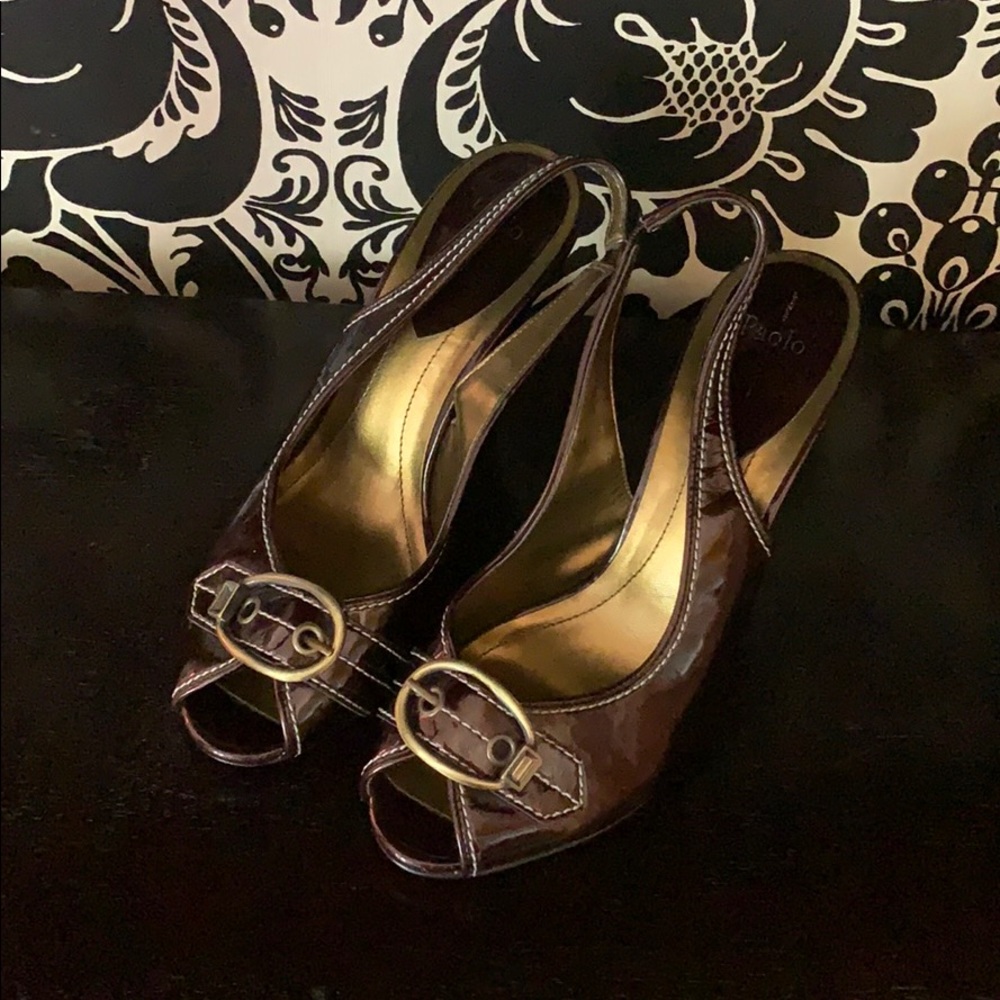 Linea Paolo peep toe sandal